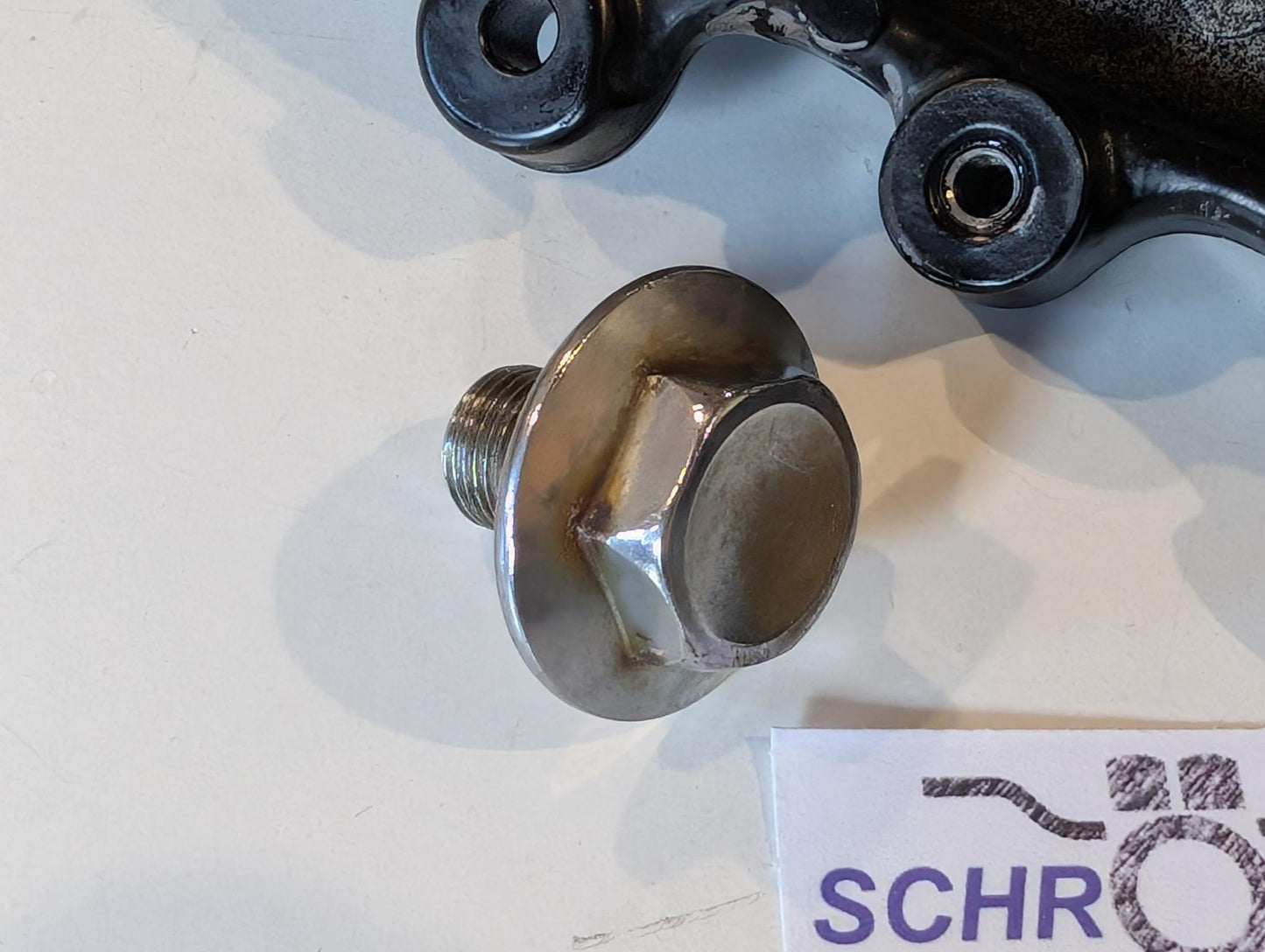 Yamaha XT600Z 1VJ Gabelkrone Lenkerkrone 34L-23435-00 Gabelbrücke Oberteil mit Schraube, gebraucht
