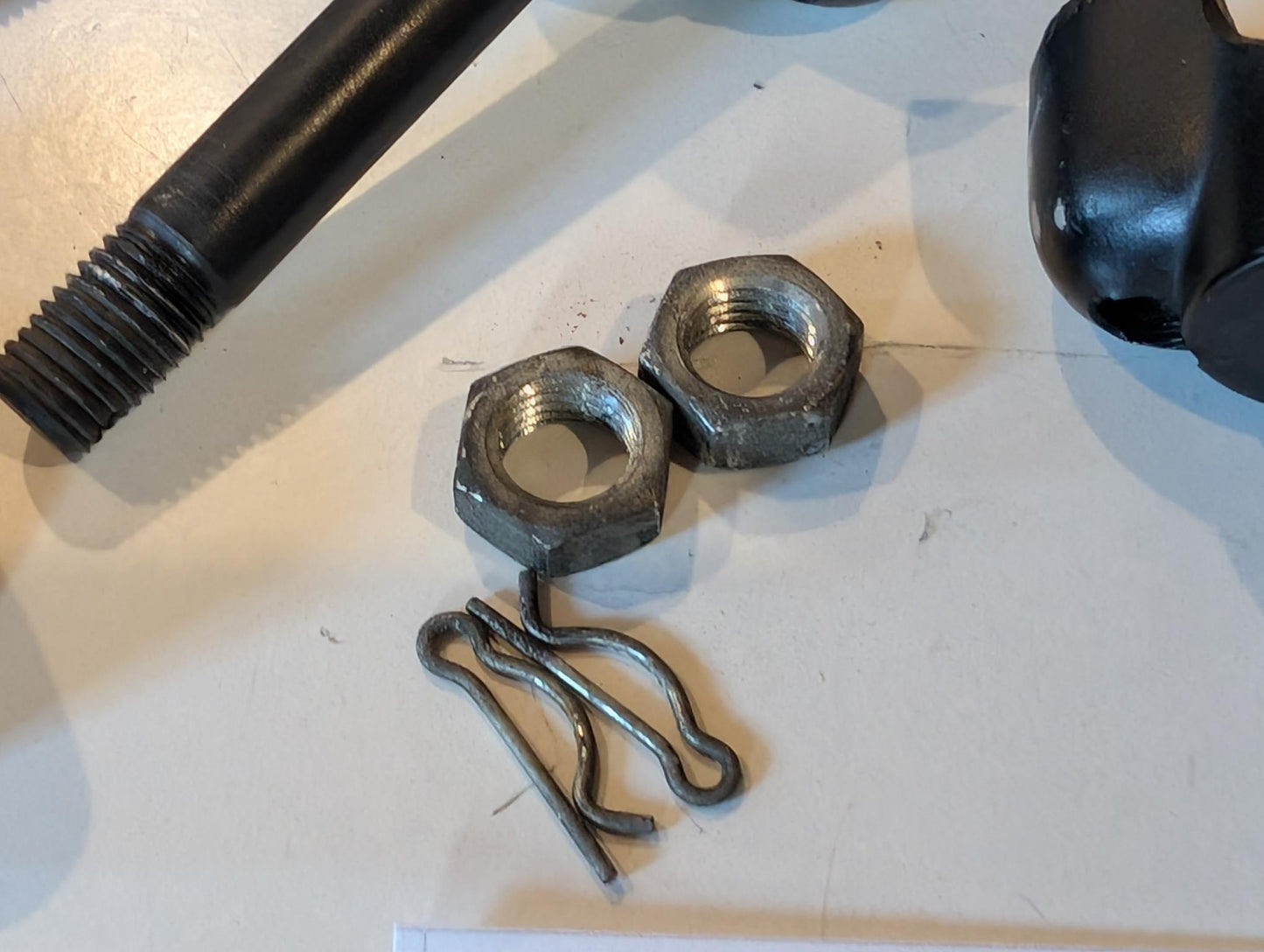 Yamaha XT600Z 1VJ Lenkerhalter 3Y6-23442-00 Klemmen 1E6-23441-00 und Schrauben, gebraucht