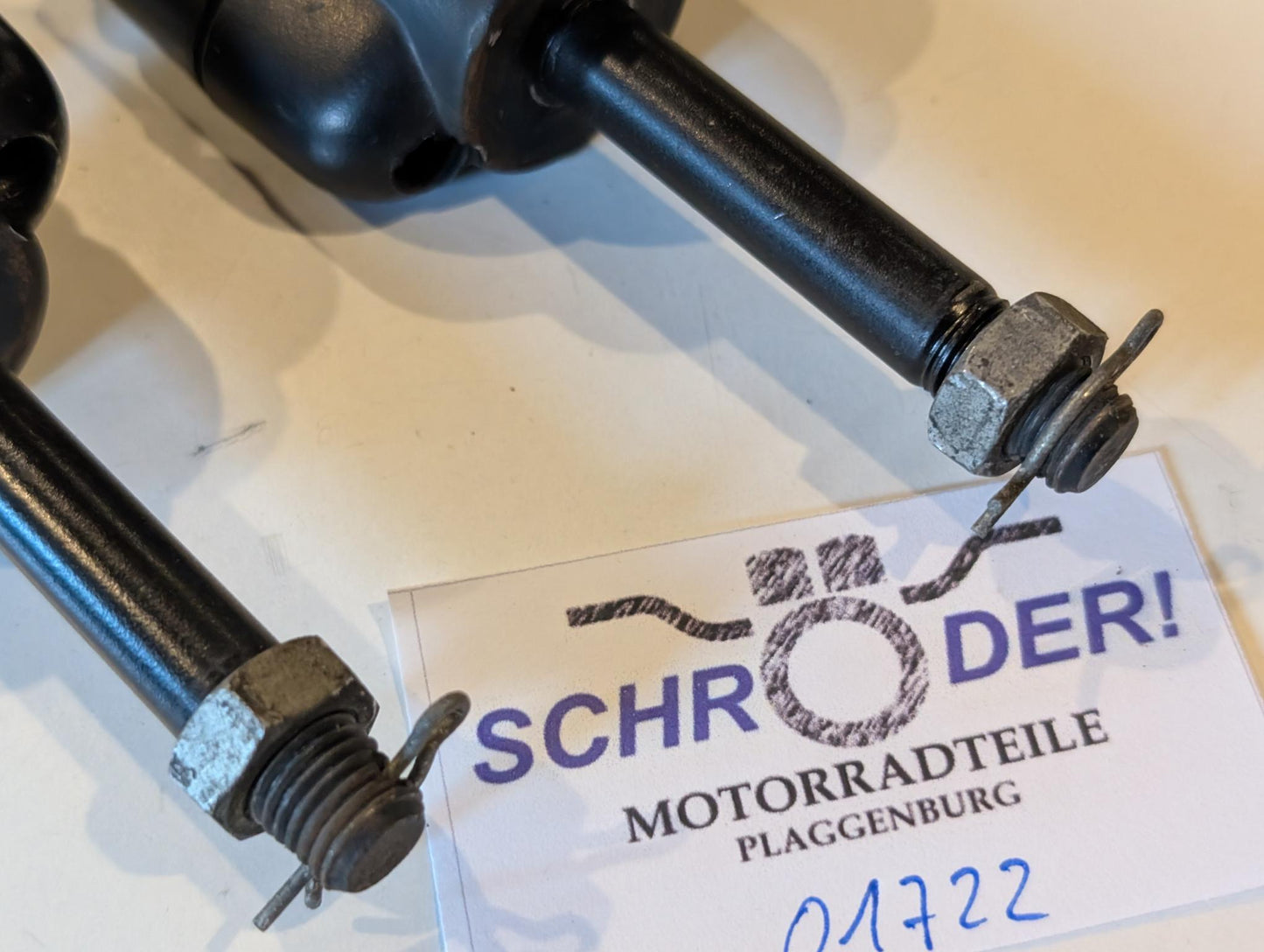 Yamaha XT600Z 1VJ Lenkerhalter 3Y6-23442-00 Klemmen 1E6-23441-00 und Schrauben, gebraucht