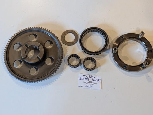 Yamaha XT600Z 1VJ 3AJ 3TB Anlasserfreilauf 1VJ-15590-00 3TB-15590-00 1VJ-15515-00 3TB-15515-00 Zahnrad Lager Einweglagerring Anlasser an Rotor, gebraucht