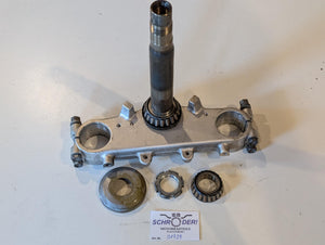 Yamaha XT600Z 1VJ Gabelbrücke Unterteil 55W-23340-20 mit Lagern Schrauben Staubdeckel, gebraucht