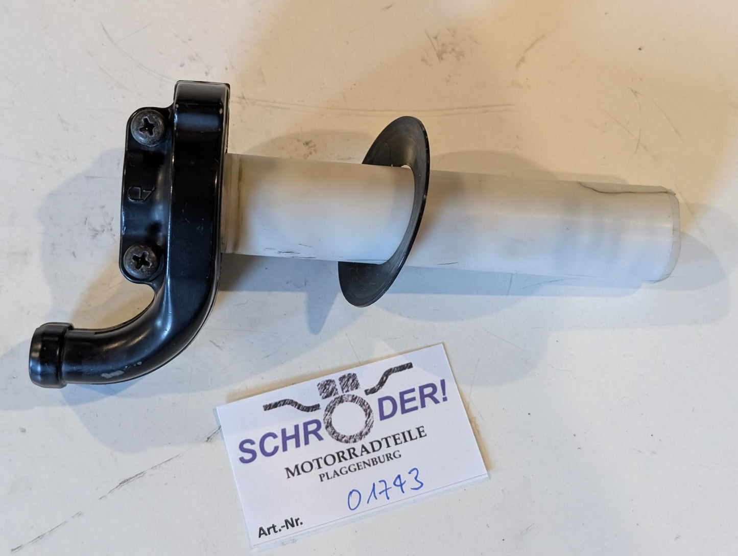 Yamaha XT600Z 1VJ 3AJ Gasgriff 3Y1-26243-01 Griffkappen 34K-26281-00 1VJ-26282-00, gebraucht