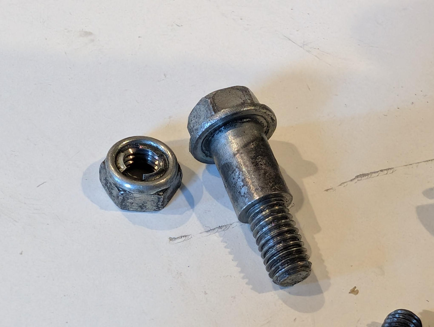Yamaha XT600Z 1VJ Halter Kupplungshebel 1LN-82911-00 33G-82913-00 Spiegelhalter links, gebraucht