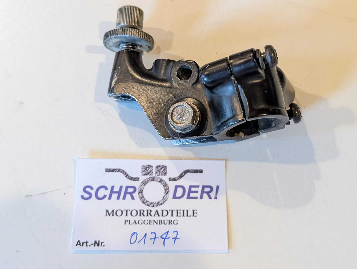 Yamaha XT600Z 1VJ Halter Kupplungshebel 1LN-82911-00 33G-82913-00 Spiegelhalter links, gebraucht