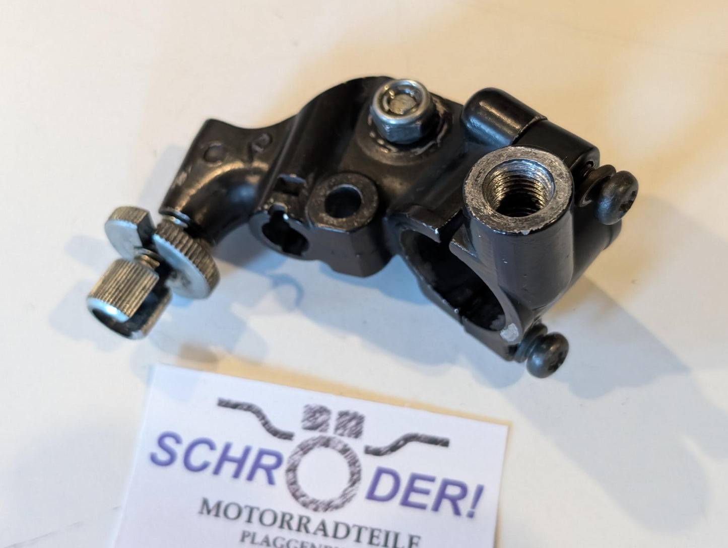 Yamaha XT600Z 1VJ Halter Kupplungshebel 1LN-82911-00 33G-82913-00 Spiegelhalter links, gebraucht