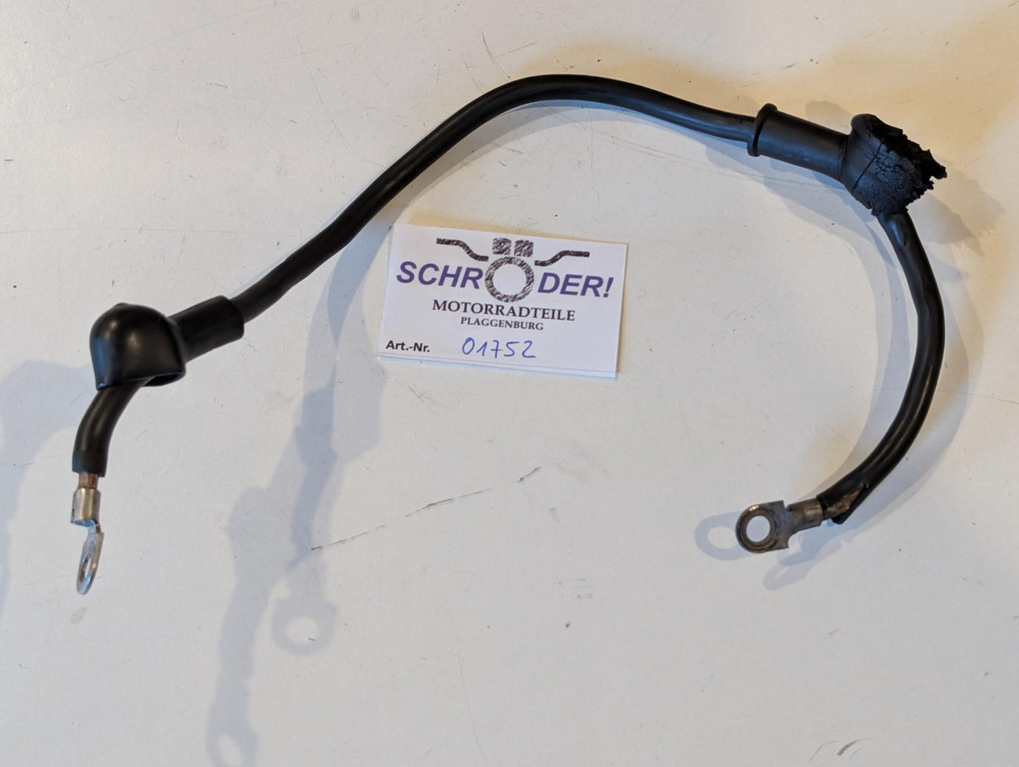 Yamaha XT600Z 1VJ Kabel Schwarz Anlasser an Relais, gebraucht