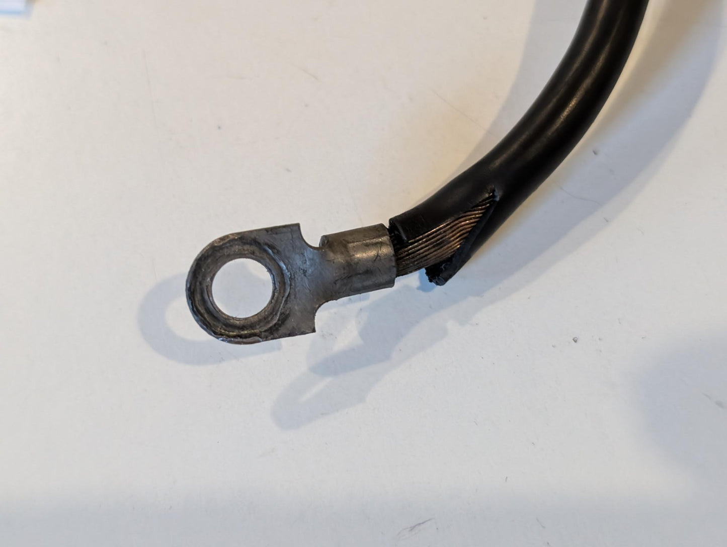 Yamaha XT600Z 1VJ Kabel Schwarz Anlasser an Relais, gebraucht
