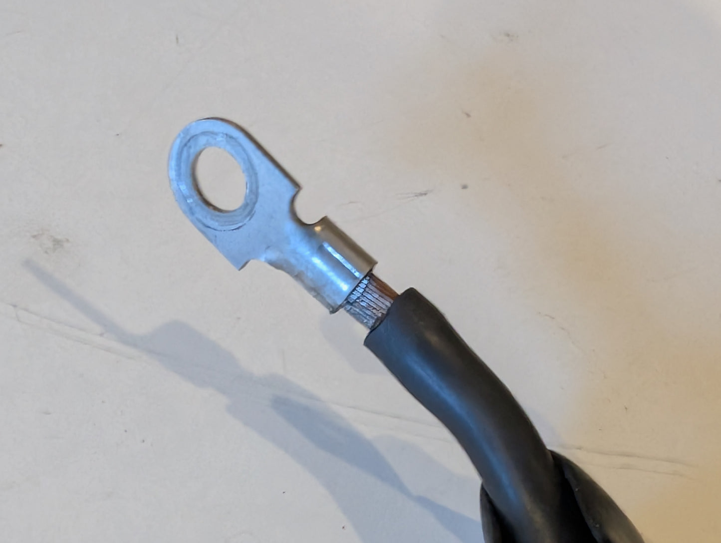 Yamaha XT600Z 1VJ Kabel Schwarz Anlasser an Relais, gebraucht