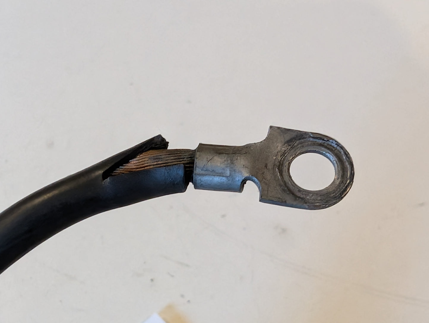 Yamaha XT600Z 1VJ Kabel Schwarz Anlasser an Relais, gebraucht