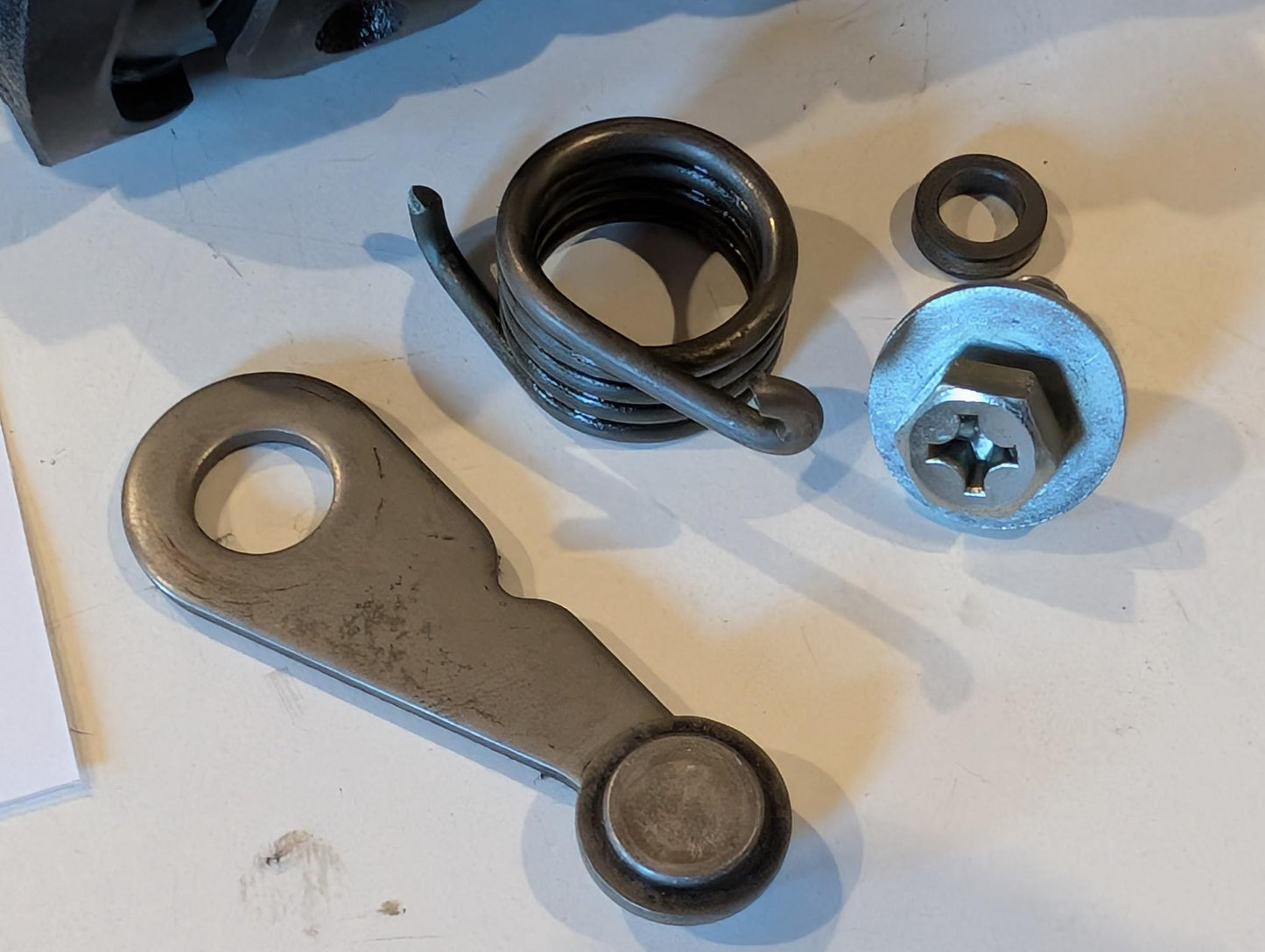 Yamaha XT600Z 1VJ 3AJ Schaltwalze 5Y1-18540-00 Schaltnockeneinheit und Raster 34K-18140-00 Anschlaghebeleinheit, gebraucht