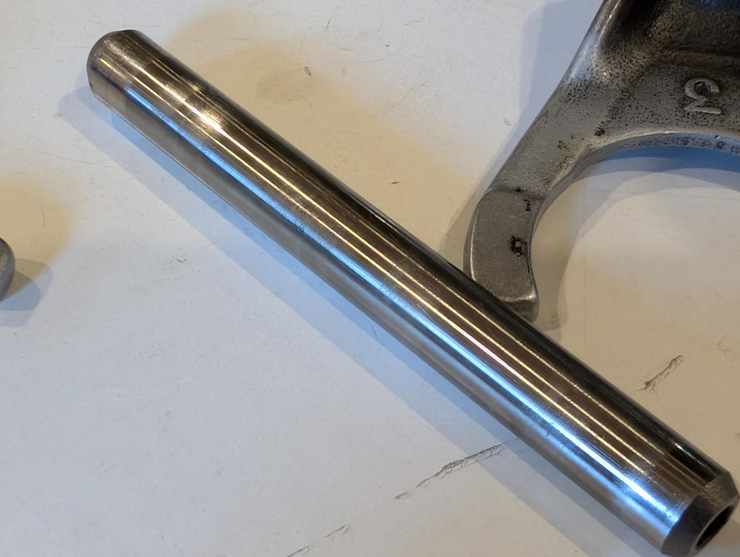 Yamaha XT600Z 1VJ 3AJ Schaltgabeln Nr 2 und 3 5Y1-18512-00 5Y1-18513-00 und Schaltgabelwellen Führung 34K-18531-00 34K-18535-00, gebraucht