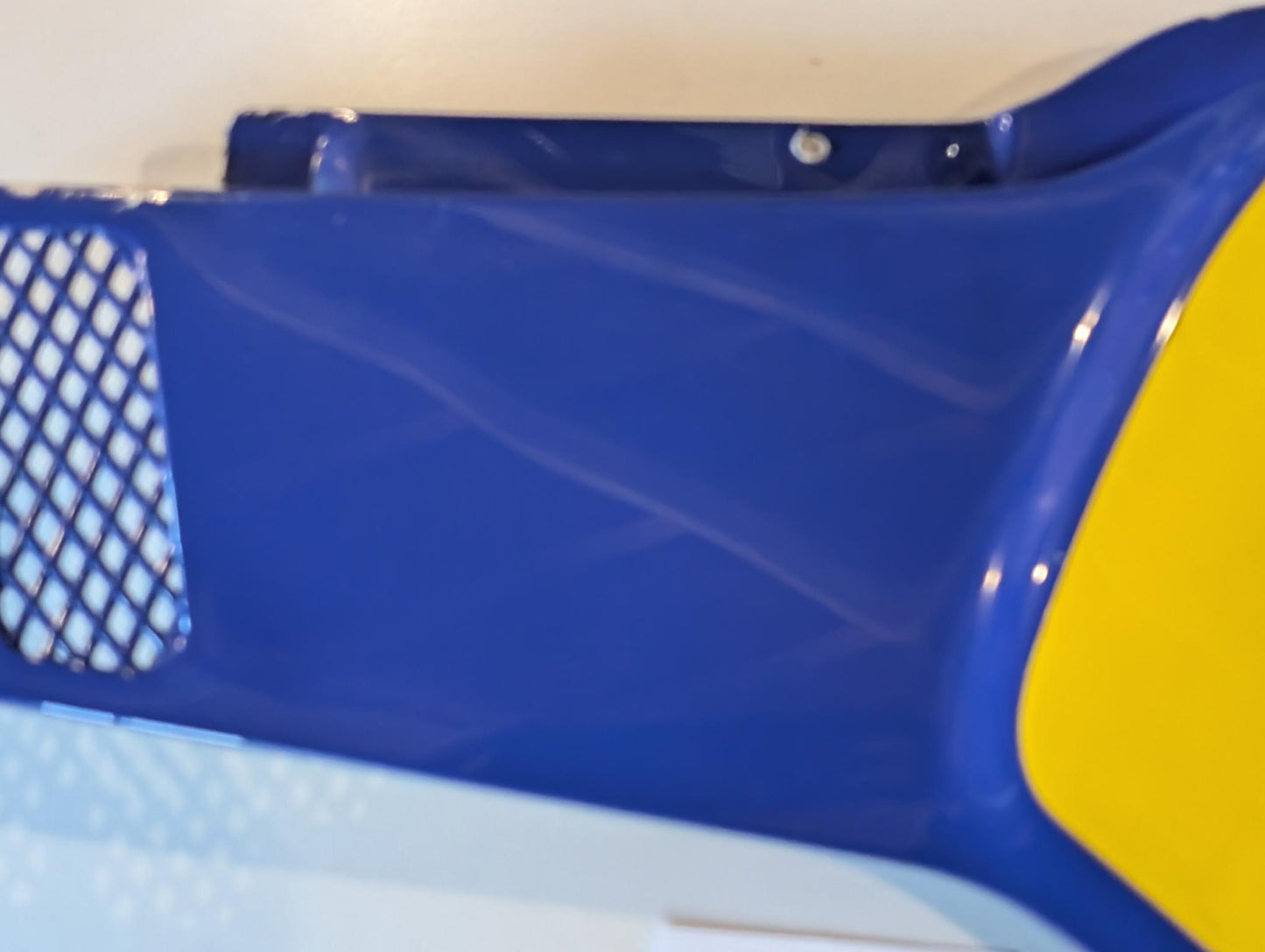Yamaha XT600Z 1VJ Verkleidung Verkleidungsdeckel 1VJ-21711 Seitendeckel links, blau, gebraucht