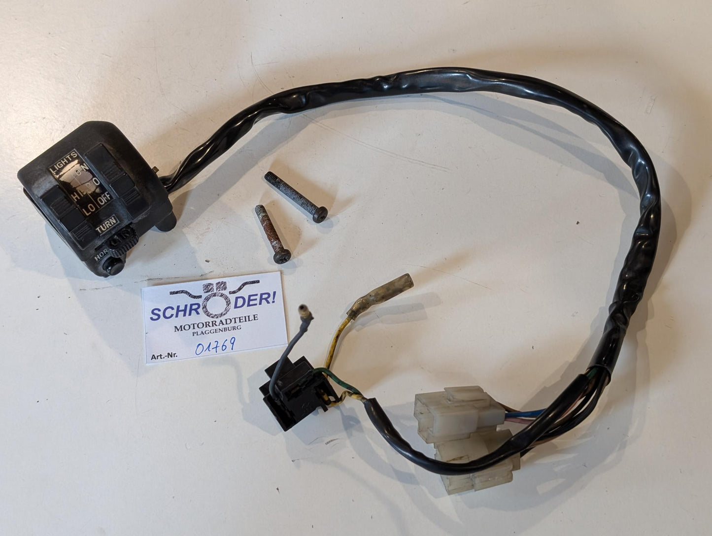 Yamaha XT600Z 1VJ 3AJ Lenkerschalter links 30X-83972-00 Blinkerschalter Hupenschalter Lichtschalter, gebraucht
