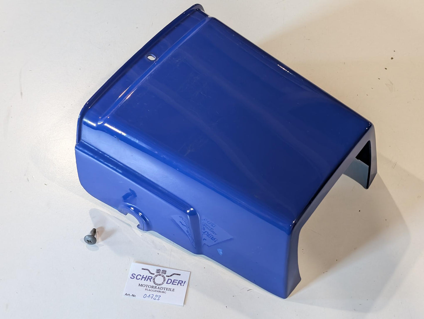 Yamaha XT600Z 1VJ 3AJ Kotflügel hinten 1VJ-21611 Heckfender Hinterrad, blau nachlackiert, gebraucht