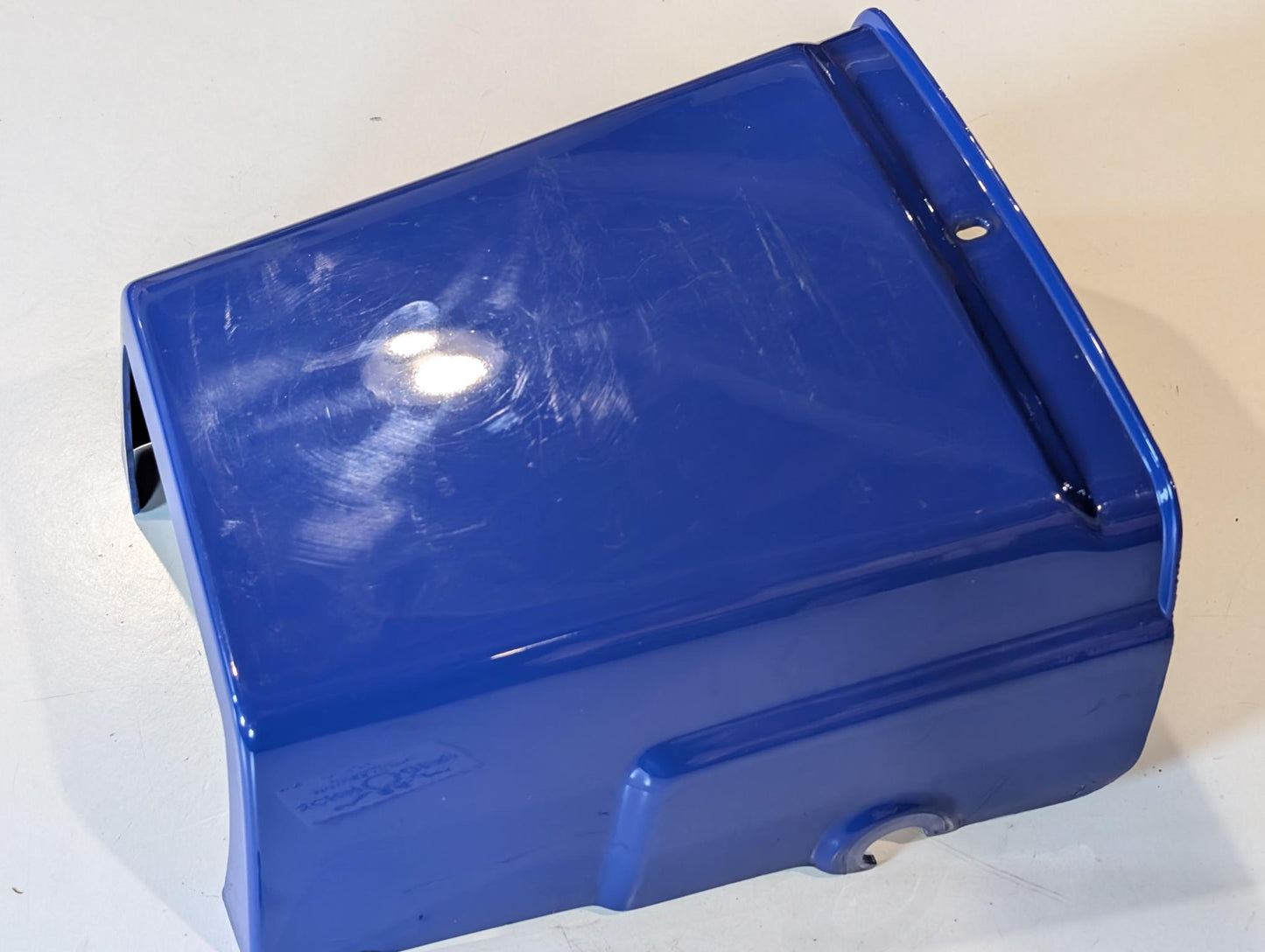 Yamaha XT600Z 1VJ 3AJ Kotflügel hinten 1VJ-21611 Heckfender Hinterrad, blau nachlackiert, gebraucht
