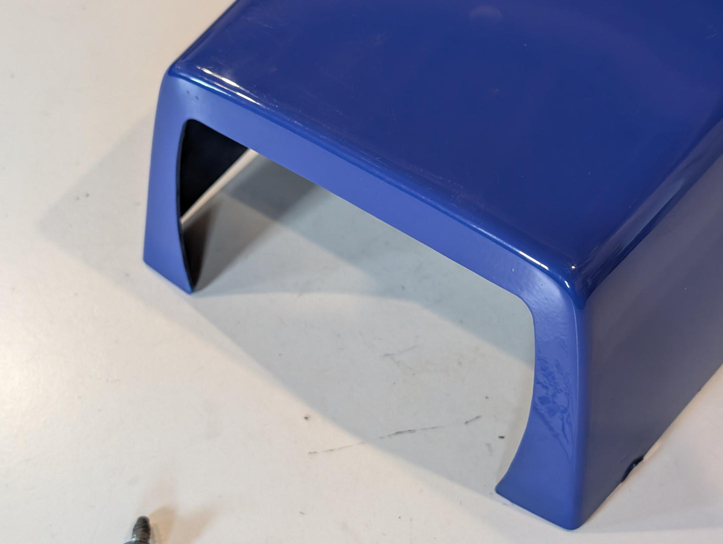Yamaha XT600Z 1VJ 3AJ Kotflügel hinten 1VJ-21611 Heckfender Hinterrad, blau nachlackiert, gebraucht