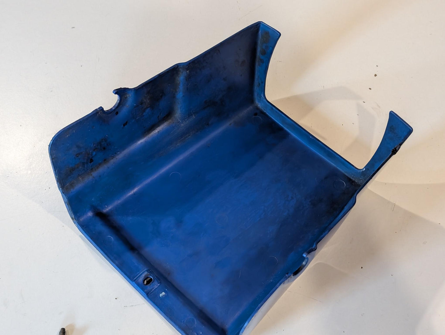 Yamaha XT600Z 1VJ 3AJ Kotflügel hinten 1VJ-21611 Heckfender Hinterrad, blau nachlackiert, gebraucht