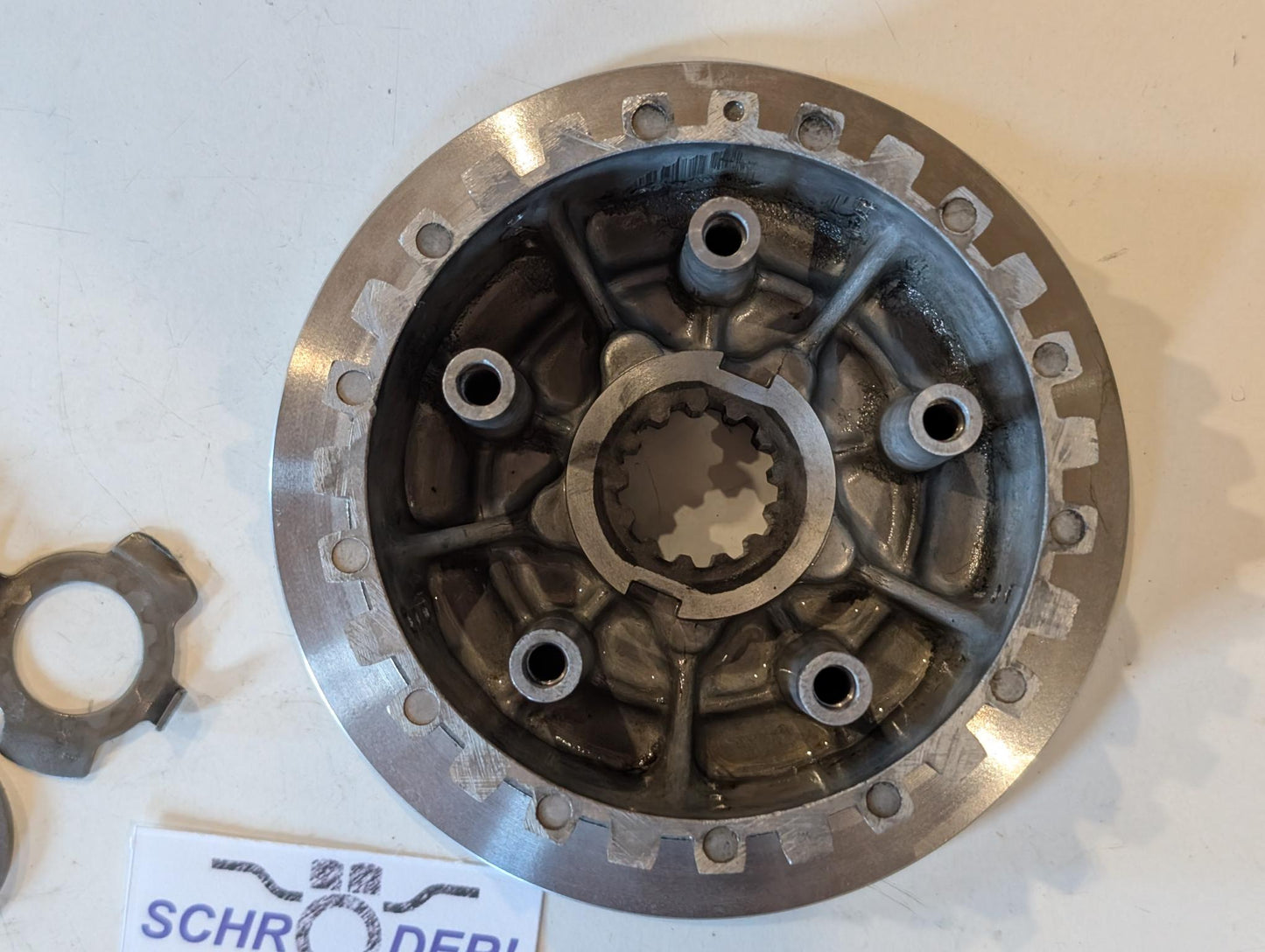 Yamaha XT600Z 3AJ Kupplung Kupplungsnabe 2JN-16371-00 mit Mutter und Distanzscheibe 2JN-16154-00, gebraucht