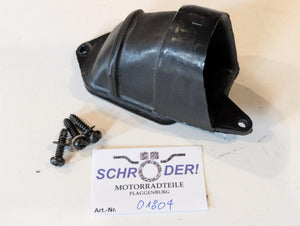 Yamaha XT600Z 1VJ Trichter Ansauggummi 1VJ-14469-00 links Luftfilterkasten mit Schrauben, gebraucht