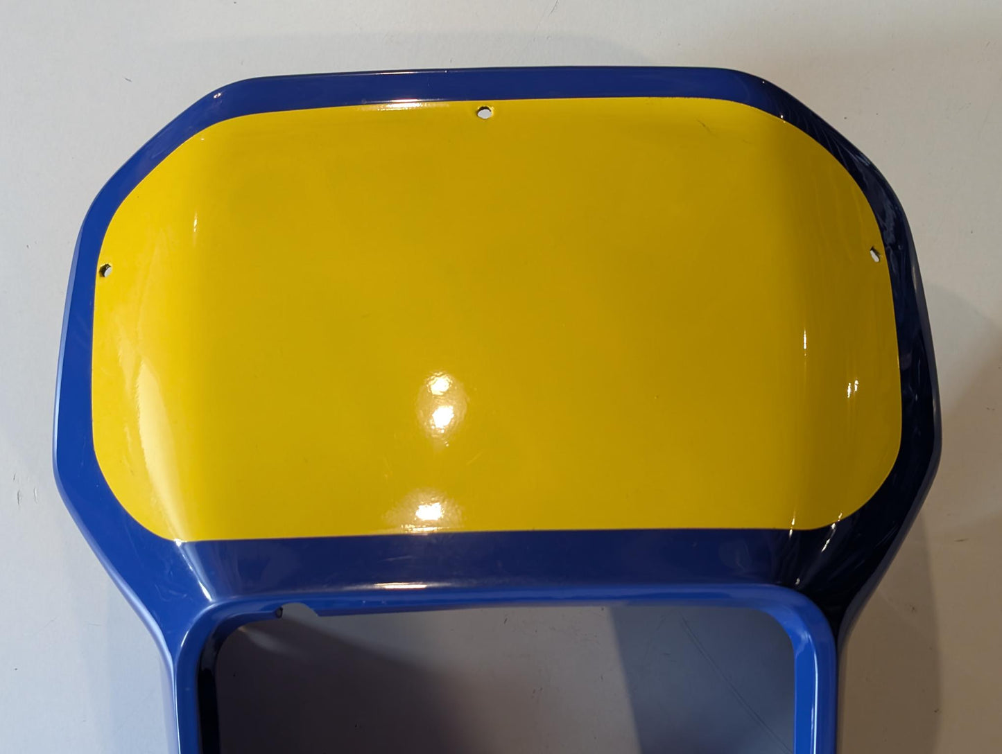 Yamaha XT600Z 1VJ Scheinwerferverkleidung 1VJ-W2835 Scheinwerfermaske blau nachlackiert, gebraucht