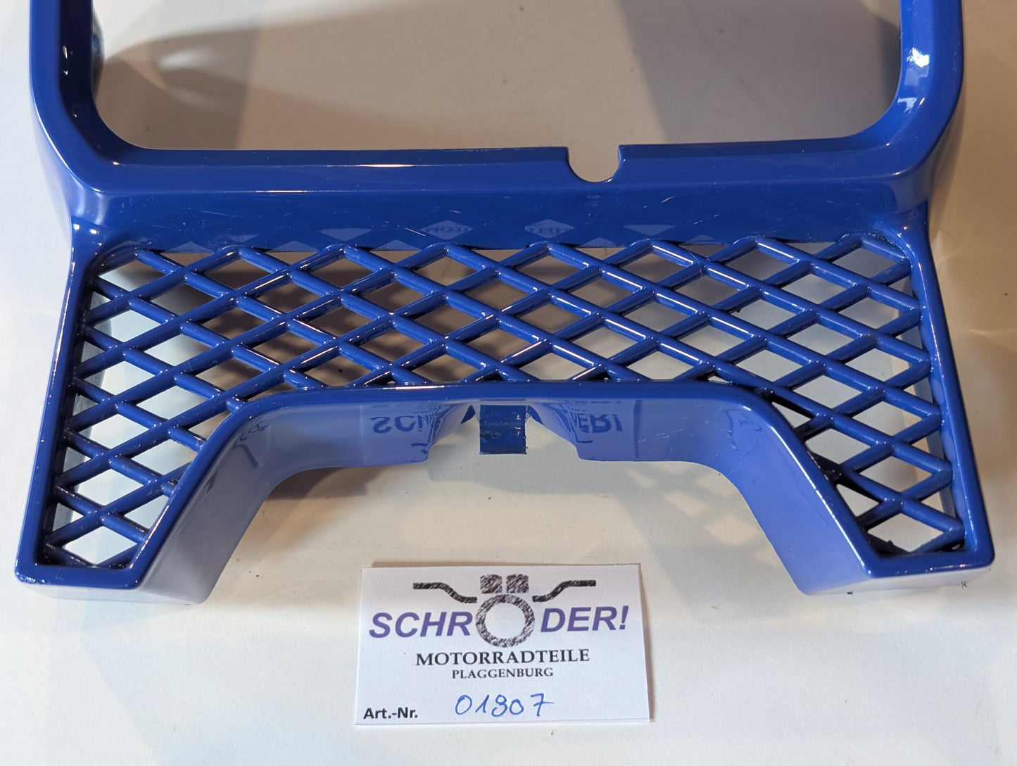 Yamaha XT600Z 1VJ Scheinwerferverkleidung 1VJ-W2835 Scheinwerfermaske blau nachlackiert, gebraucht