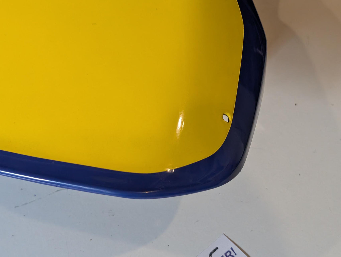 Yamaha XT600Z 1VJ Scheinwerferverkleidung 1VJ-W2835 Scheinwerfermaske blau nachlackiert, gebraucht