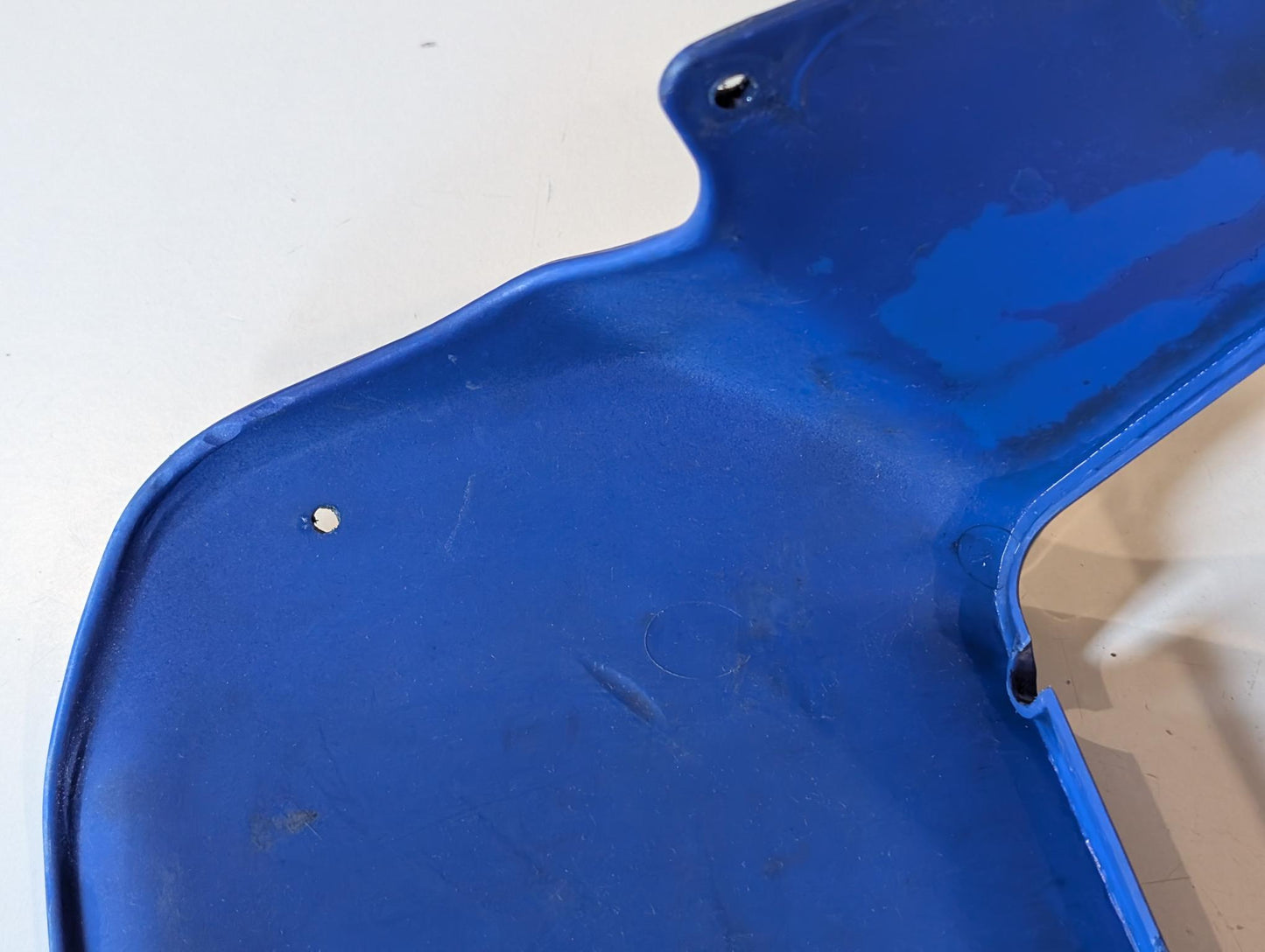 Yamaha XT600Z 1VJ Scheinwerferverkleidung 1VJ-W2835 Scheinwerfermaske blau nachlackiert, gebraucht