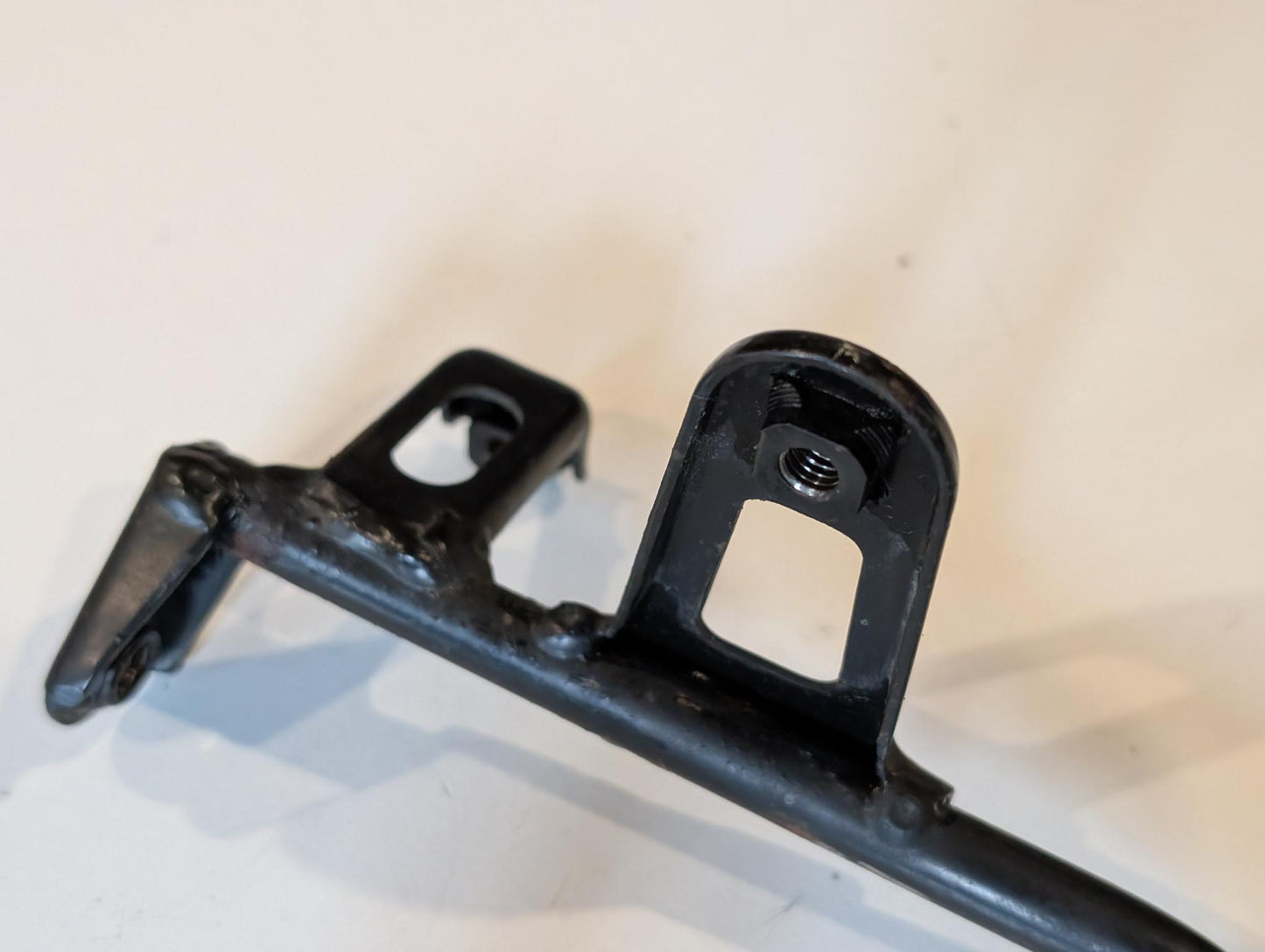Yamaha XT600Z 1VJ Halterung Nebenrahmen 1VJ-23174-00 Scheinwerfer Instrumentenhalterung Geweih, gebraucht