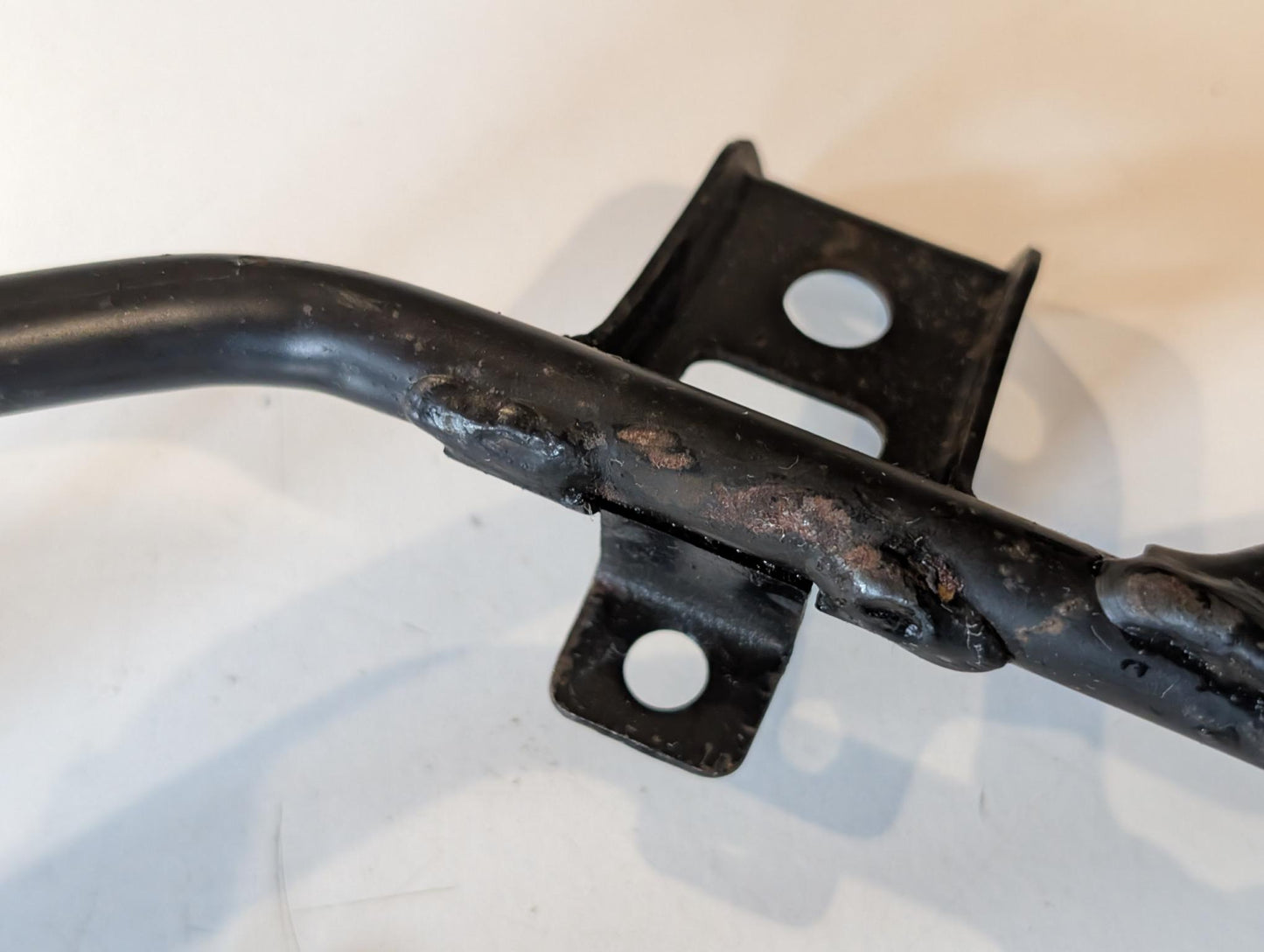 Yamaha XT600Z 1VJ Halterung Nebenrahmen 1VJ-23174-00 Scheinwerfer Instrumentenhalterung Geweih, gebraucht