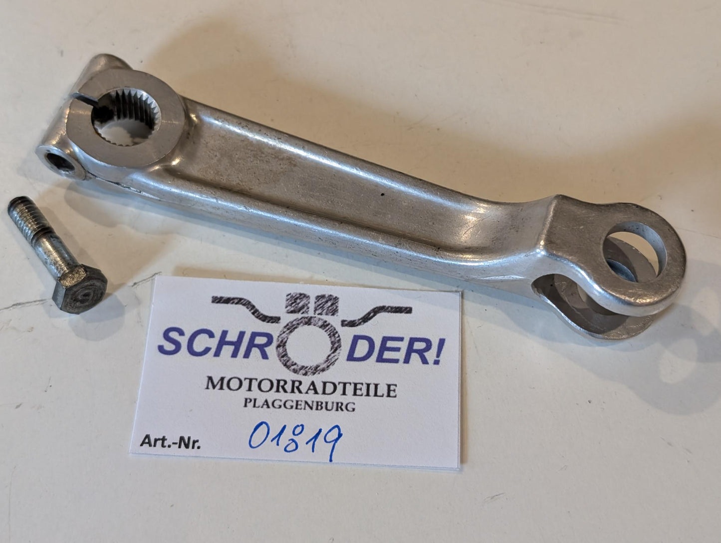 Yamaha XT600Z 1VJ Bremshebel 34L-25355-00 an Bremsankerplatte, gebraucht