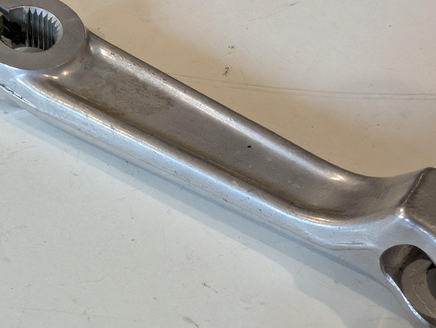 Yamaha XT600Z 1VJ Bremshebel 34L-25355-00 an Bremsankerplatte, gebraucht