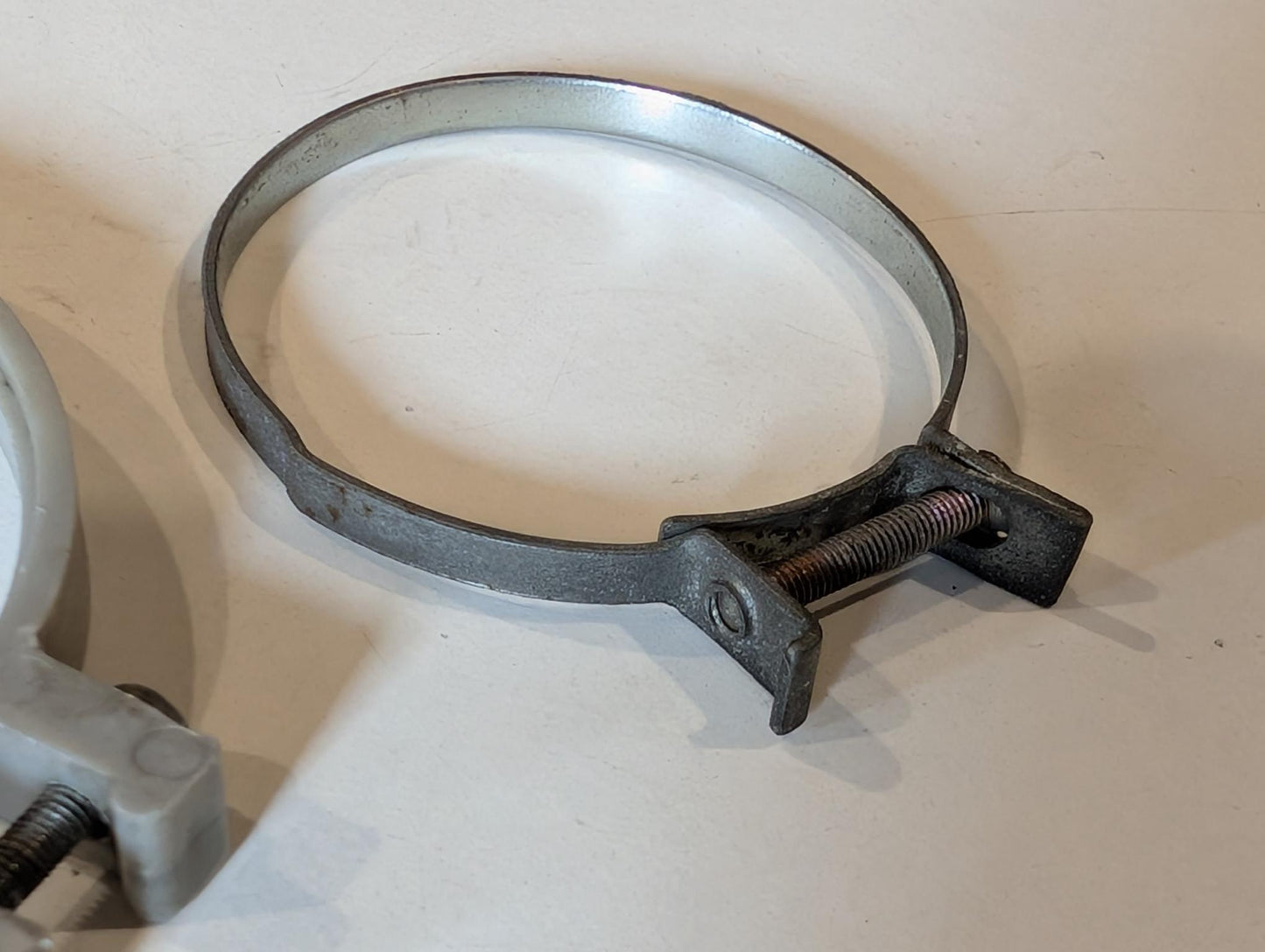 Yamaha XT600Z 1VJ Klemmen Bänder 34L-23192-00 34L-23489-00 Schellen Faltenbälge, gebraucht