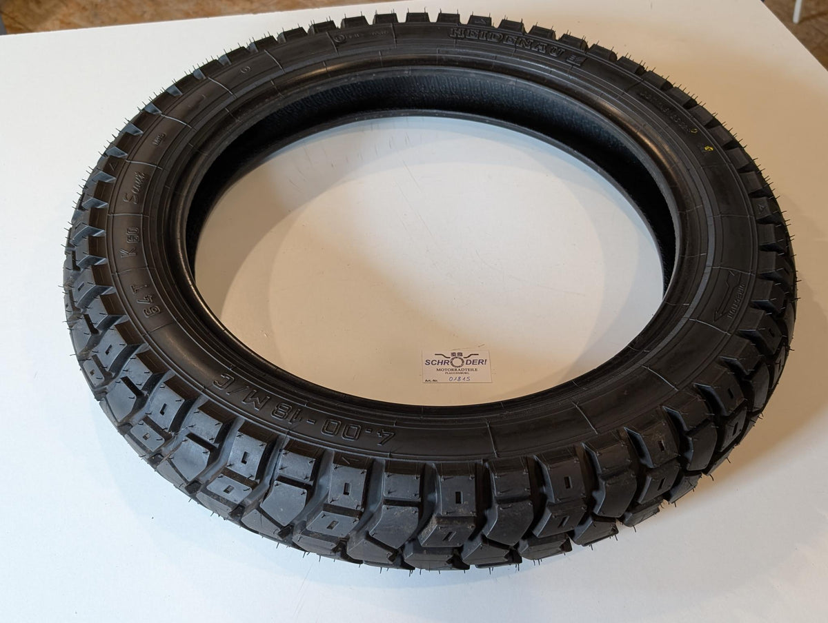Reifen Heidenau K60 Scout 4.00x18 M/C 64T hinten M+S DOT 04-25, gebraucht