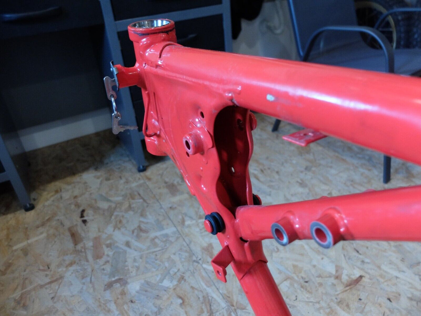 Yamaha XT600 2NF Rahmen, rot, gebraucht, rostfrei, sehr gut mit Papieren