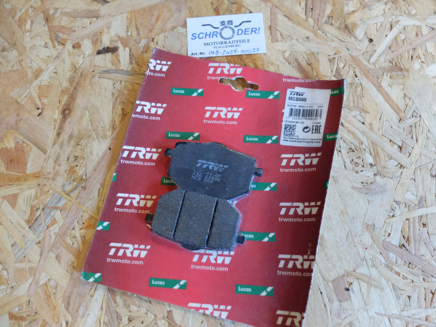 Yamaha XT600 1VJ u.a. TRW Bremsbeläge vorne  MCB568 OVP