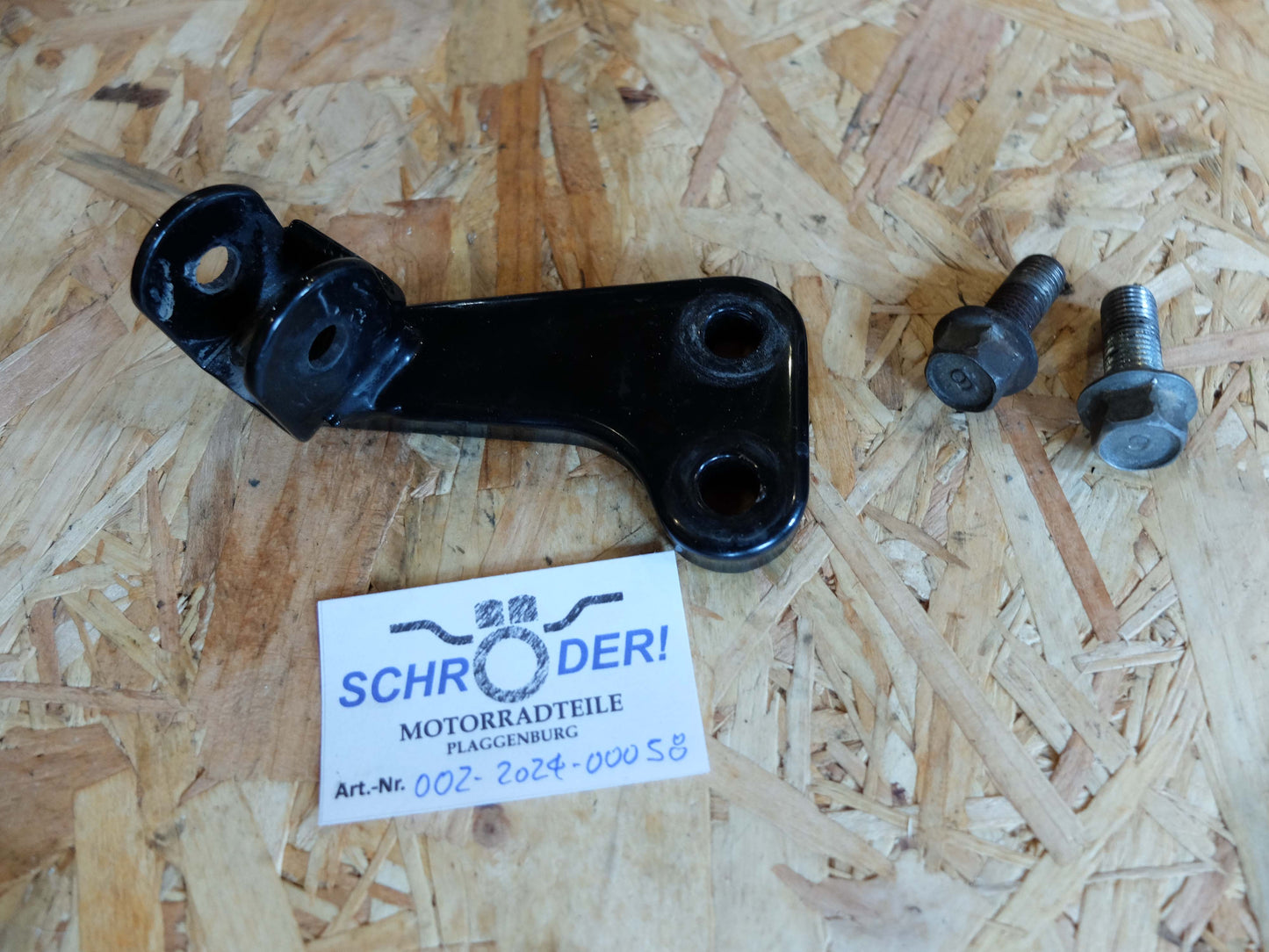 Yamaha XT600 2KF 2NF Fussrastenhalter vorne links Schraube, gebraucht, gepulvert