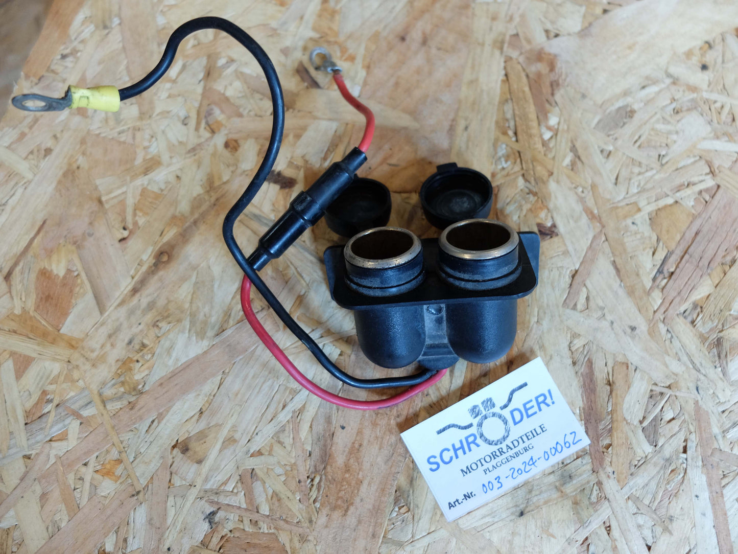 Universal 12V Doppelbuchse Zigarettenanzünderanschluss für Motorrad, gebraucht