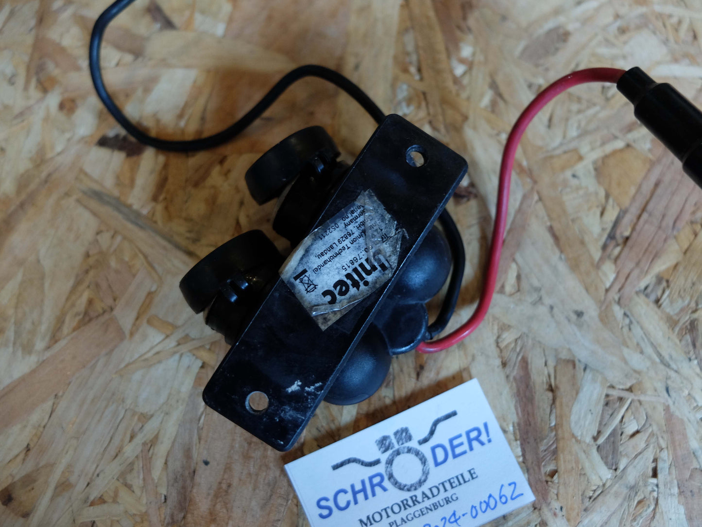 Universal 12V Doppelbuchse Zigarettenanzünderanschluss für Motorrad, gebraucht