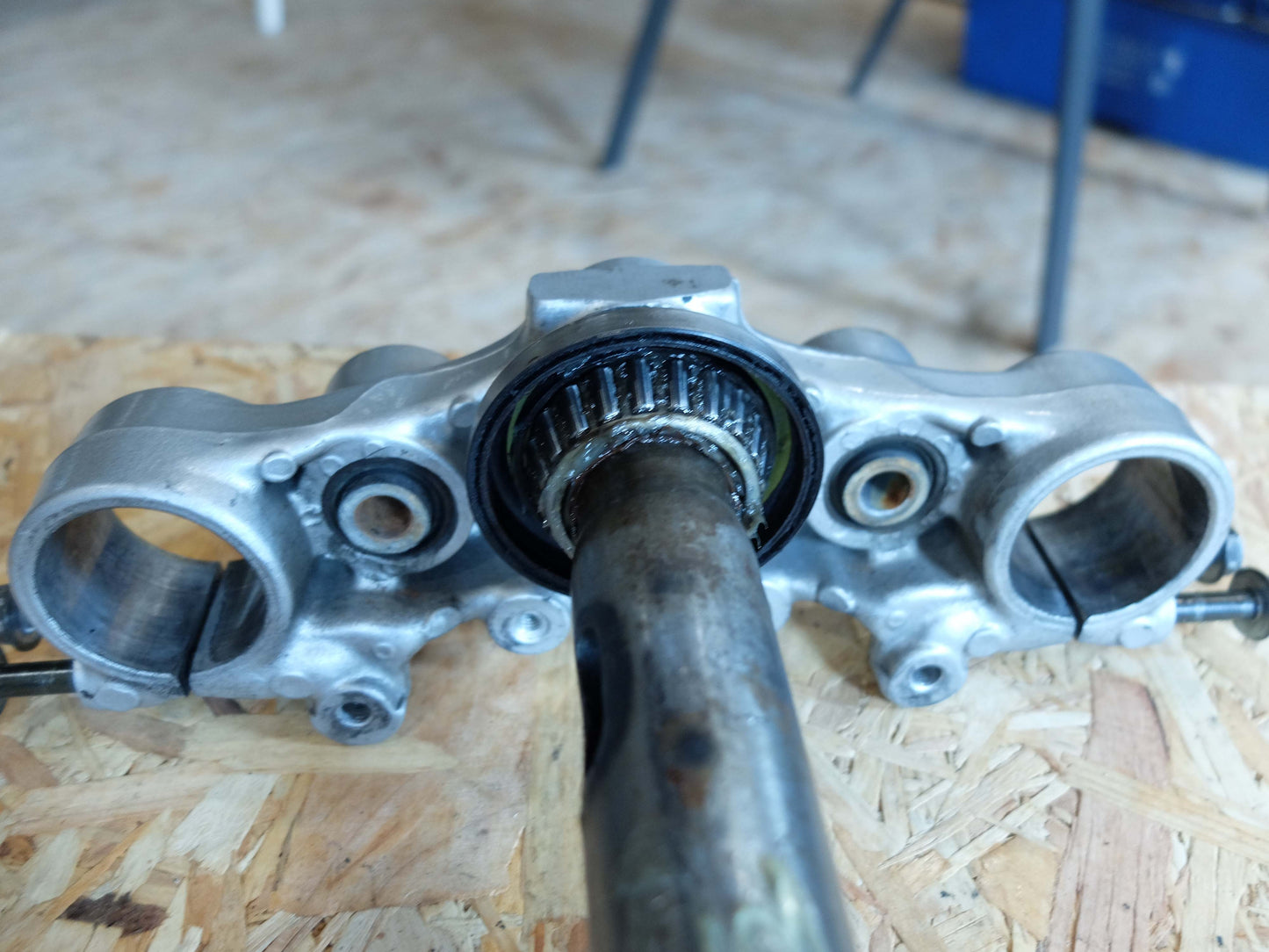 Yamaha XT600 2KF 2NF Gabelbrücke inkl. Gabelkrone und Lagern gebraucht