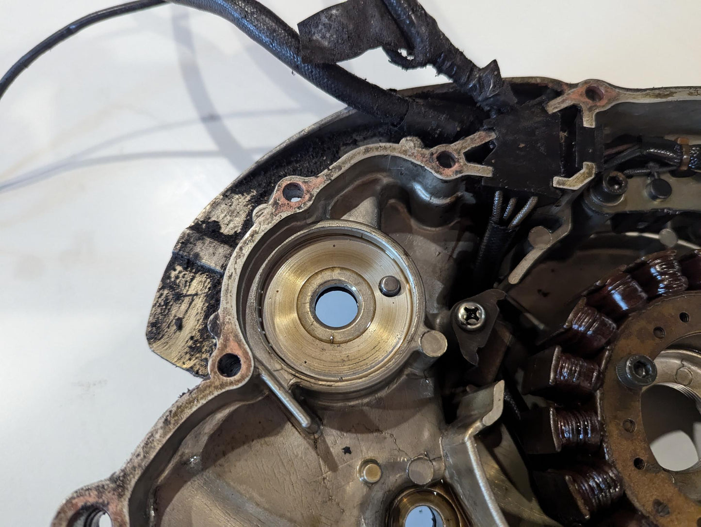 Yamaha XV750 5G5 Lichtmaschinendeckel Lichtmaschine Stator
