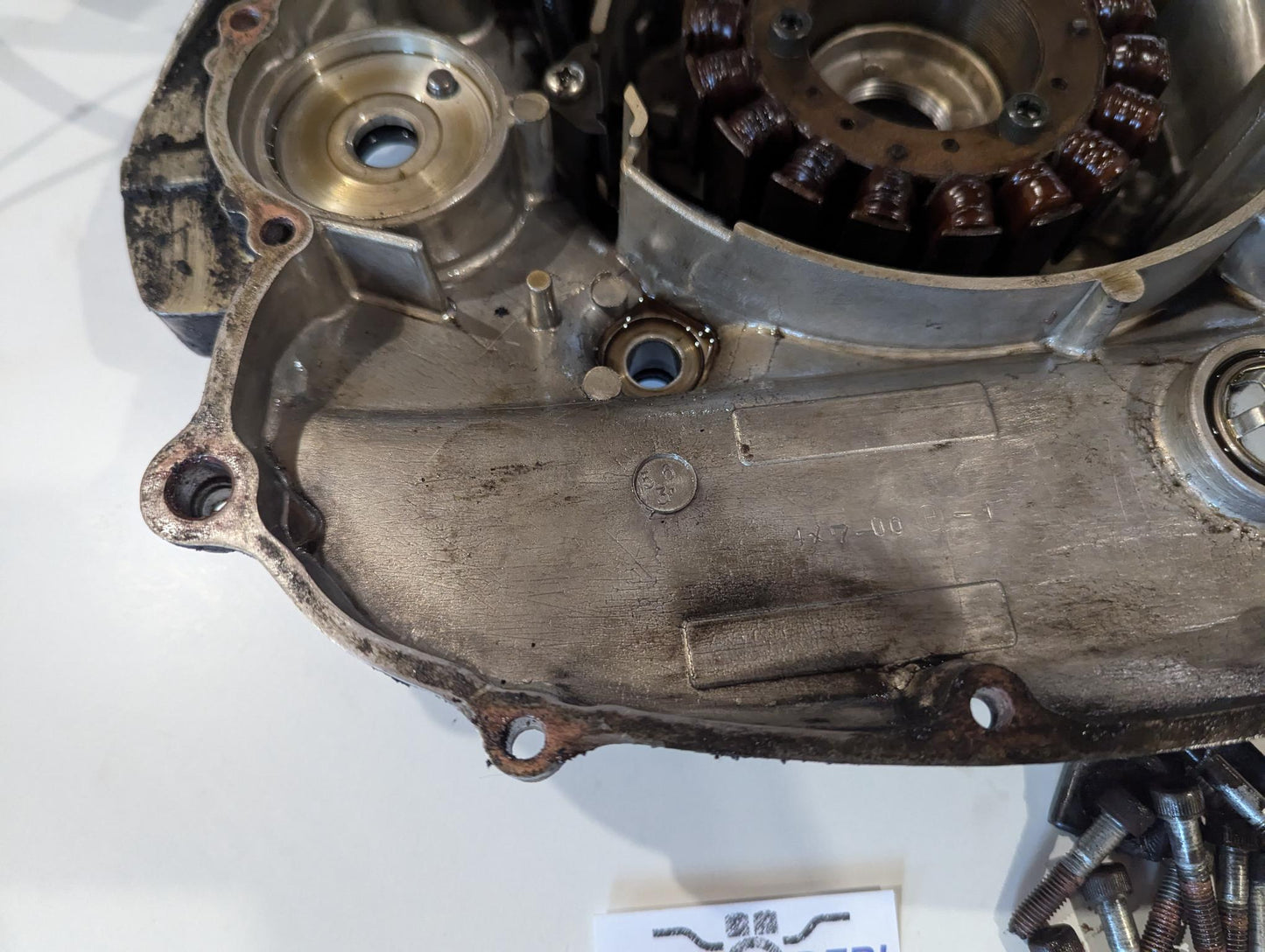 Yamaha XV750 5G5 Lichtmaschinendeckel Lichtmaschine Stator