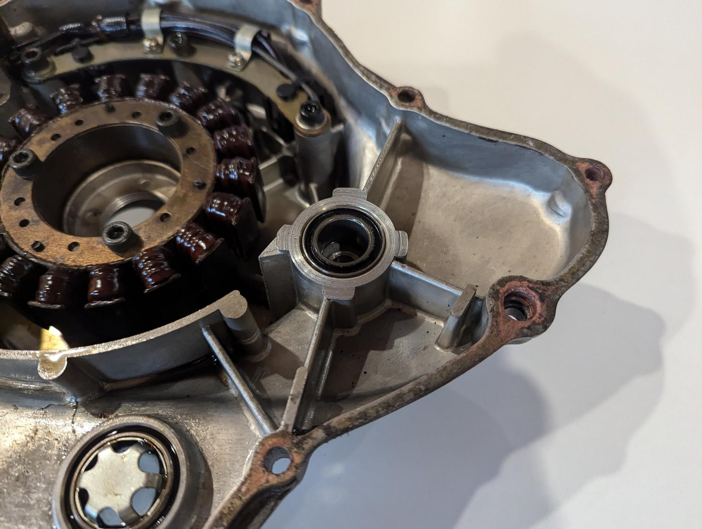 Yamaha XV750 5G5 Lichtmaschinendeckel Lichtmaschine Stator