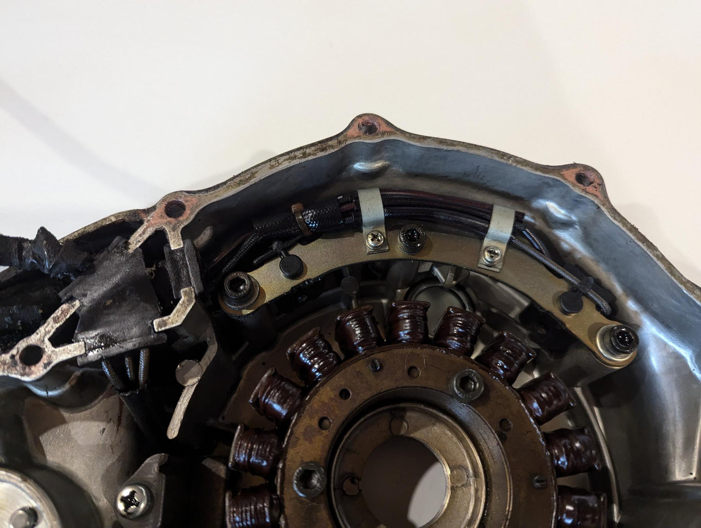 Yamaha XV750 5G5 Lichtmaschinendeckel Lichtmaschine Stator