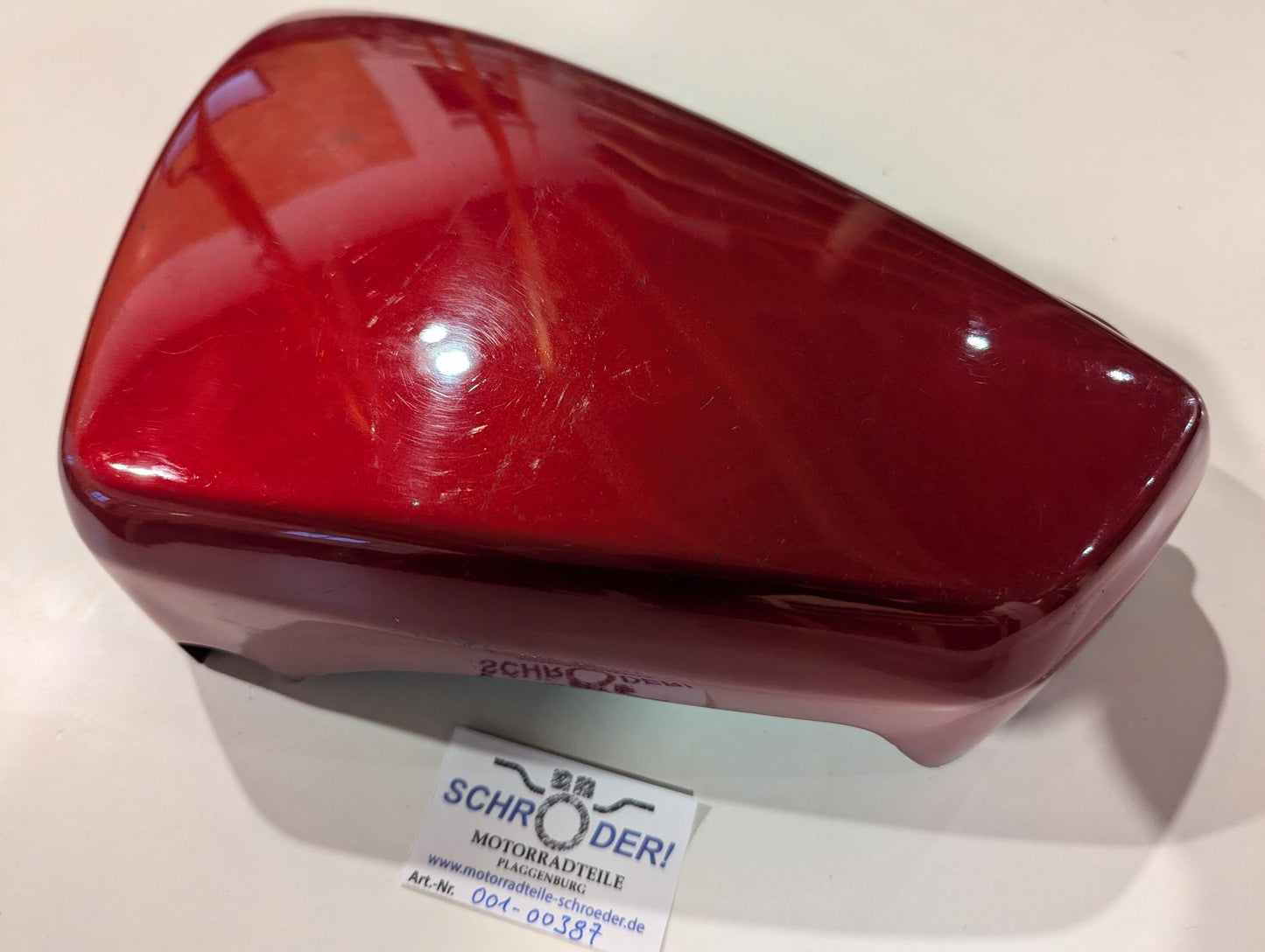 Yamaha XV750 5G5 Seitenverkleidung rot links