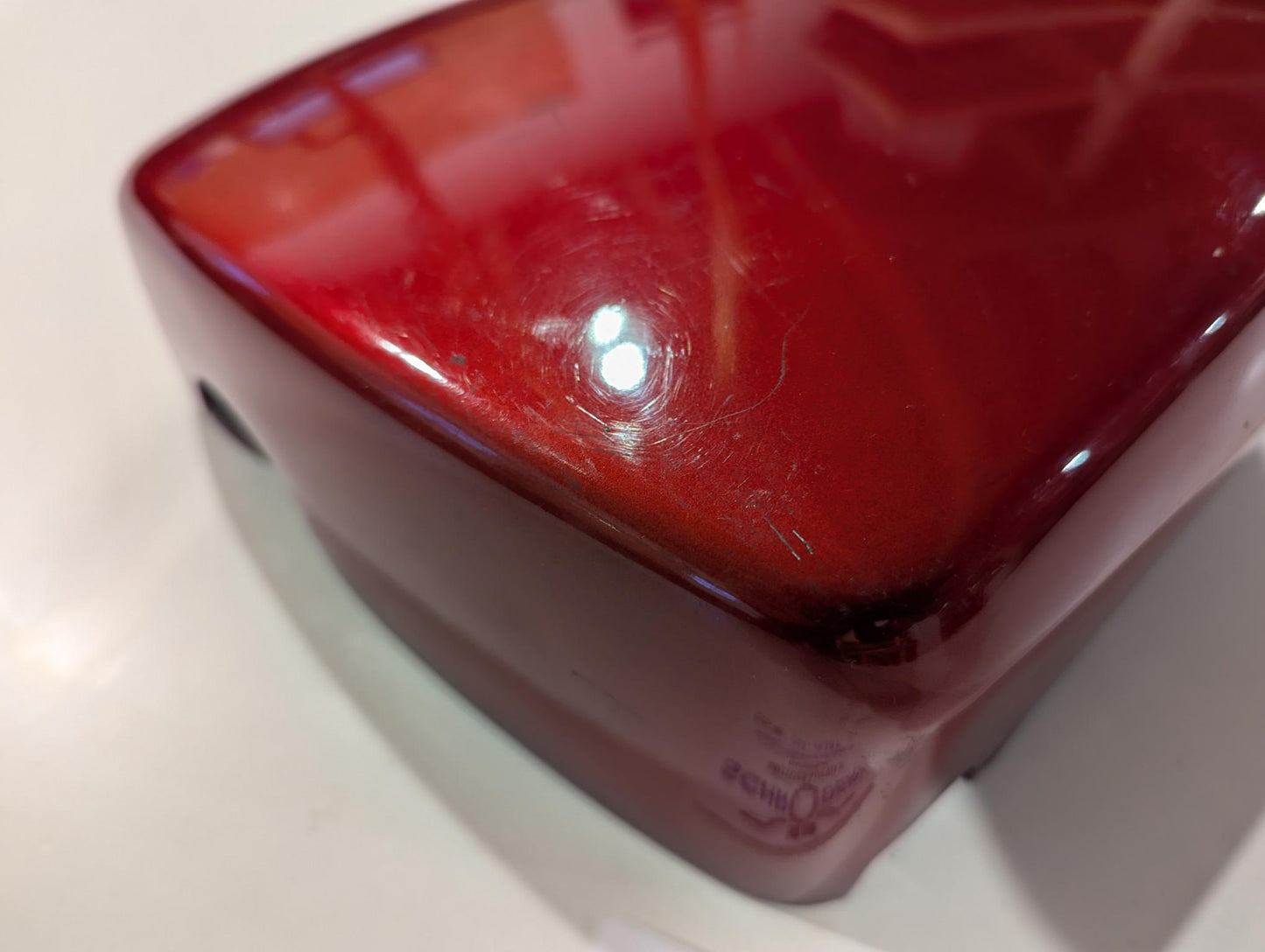Yamaha XV750 5G5 Seitenverkleidung rot links