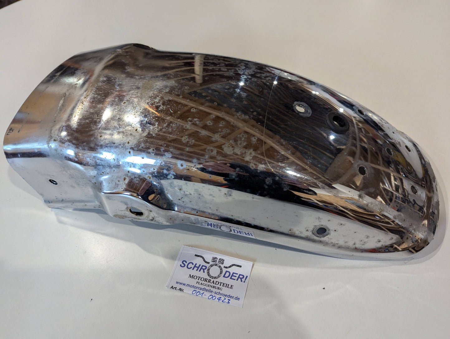 Yamaha XV750 5G5 Radabdeckung Schutzblech verchromt hinten
