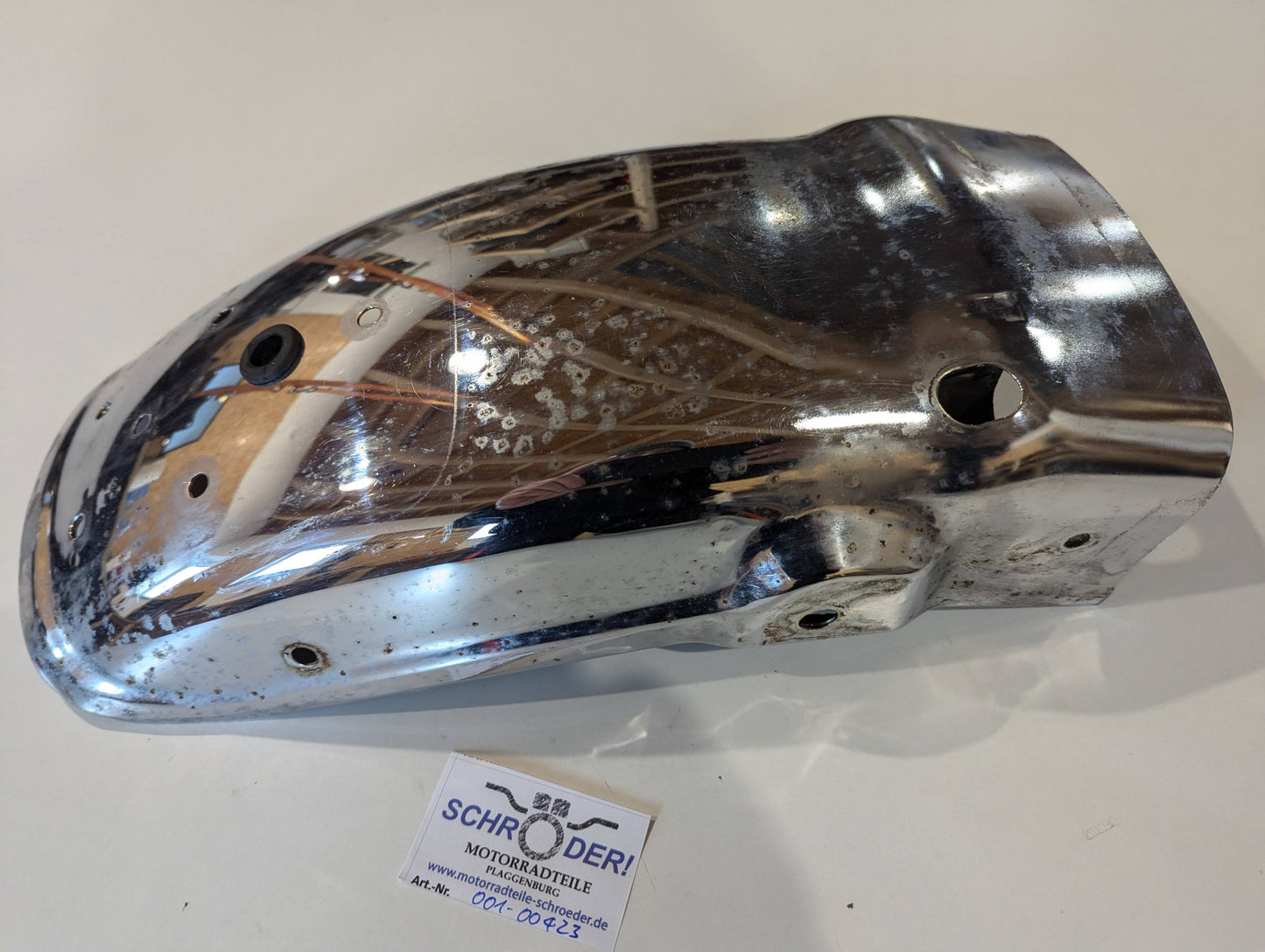 Yamaha XV750 5G5 Radabdeckung Schutzblech verchromt hinten
