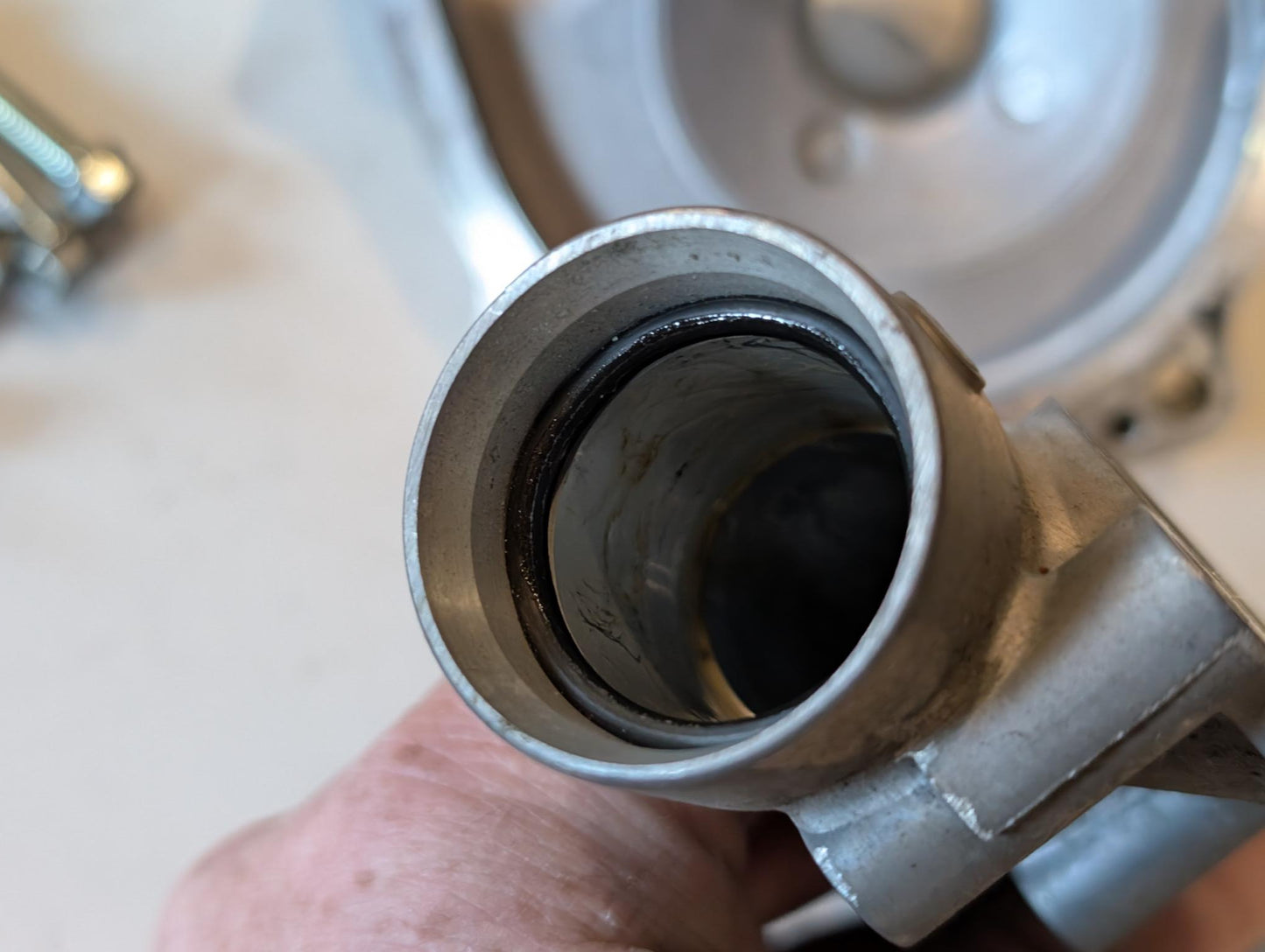 Yamaha GTS1000A 4BH Rohr Deckel Wasserpumpe 4BH-12422-00 3DX-12469-00, gebraucht